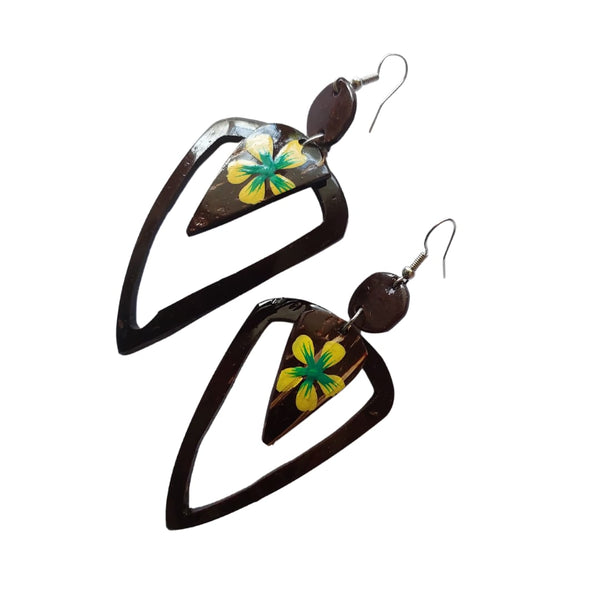 Double Trouble Coconut Earrings