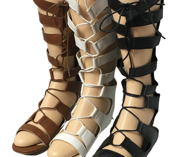 Rule Gladiator  Sandals- Knee High