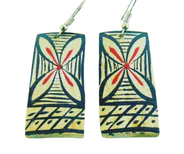 Rec Printed Earrings (Peter Pipe 1)