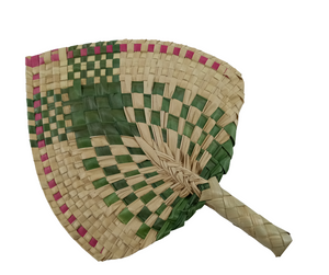 Checkered Hand Fan