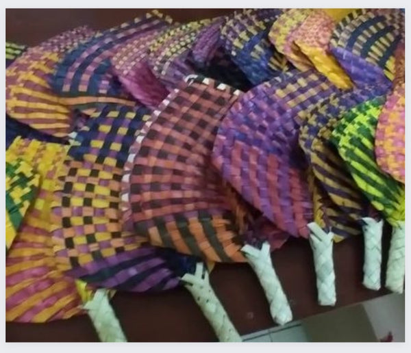 Samoa Hand Fan (Mixed Colours)