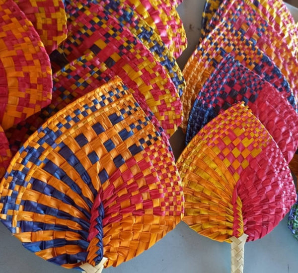 Samoa Hand Fan (Mixed Colours)